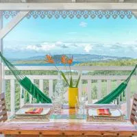 Bungalow Vanille Pacane - Vue Mer avec Spa Privé、レ・トロワ・イレのホテル