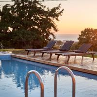 Luxury Rhodes Villa Anissa Villa Sea View Private Swimming Pool 4 BDR Kalithea