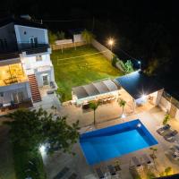 Myrto Villa heated pool, hotelli Kato Daratsossa alueella Daratso