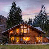 Chalet in the Woods with Mont Blanc View + Fireplace