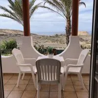 Apartamento con terraza y vistas al mar - petfiendly, hotel sa Pájara