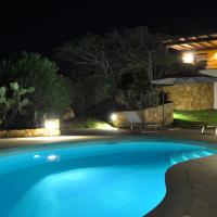 Villa with a swimming pool, overlooking the crystal-clear waters of the Costa Smeralda