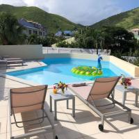 Beautiful suite S2, pool, sea view, Pinel Island, hotel in Cul de Sac
