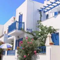Nostos Studios in Naxos rooms at Saint George beach accommodations at Agios Georgios apartments at Chora town lodging