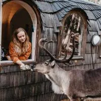 Igluhut – Sleep with reindeer, hotel u Espou