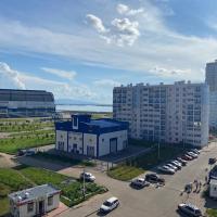 Apartment Erofey Arena at Sysoeva 8, hotelli kohteessa Khabarovsk lähellä lentokenttää Fuyuan Dongji Airport - FYJ 