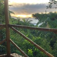 Casa Mar e Montanha 2, deck com vista para o mar, hotell sihtkohas Trindade