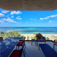 Ocean views from all the bedrooms of this Deluxe beachfront Condo, Paradise