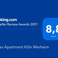 Relax Apartment Köln Merheim, hotel v Kolíne (Merheim)
