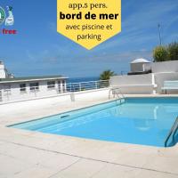 app Le Rocazur avec piscine et parking en bord de mer &agrave; 500M du centre ville, hotel a Menton