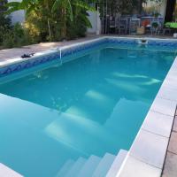 Appartement de 2 chambres avec piscine partagee jardin clos et wifi a Saint Etienne de Maurs