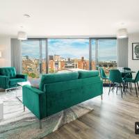 MAEVELA Apartments - Luxury Top Floor Penthouse - With Parking - 2 Bedroom New Build Apartment ✪ City Centre, Digbeth ✓ With Huge Patio Sliding Doors - CITY VIEW - ROOFTOP TERRACE - PS4 & Smart TV's