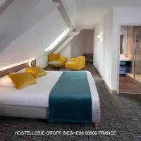 Aux Deux Clefs - Hôtel Restaurant Groff, hotelli kohteessa Biesheim