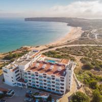an aerial view of the hotel and the beach at Aparthotel Navigator, Sagres