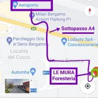 LE MURA Foresteria、グラッソッビオにあるミラノ・オーリオ・アル・セーリオ空港 - BGYの周辺ホテル
