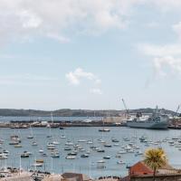 Stunning views over the beautiful Falmouth Harbour