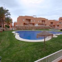 2 bedrooms appartement at Mojacar 200 m away from the beach with sea view shared pool and enclosed garden