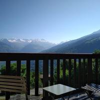 Montchavin La Plagne, pistes 50m, balcon vue Mont Blanc, hotel in Montchavin