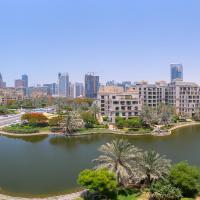 RH - Beautiful canal view, Sleek & spacious Studio, central location, hotel i The Greens, Dubai