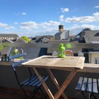 Luxembourg city appartement 105m2 with balcony, hotel em Bonnevoie, Luxemburgo