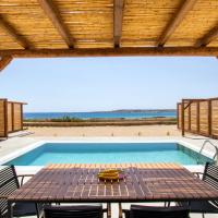 Cato Agro 3, Seafront Villa with Private Pool, hotel en Kárpatos