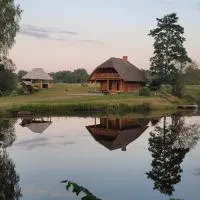 Brīvdienu māja ar pirti "Strautkalni"、Ieriķiのホテル