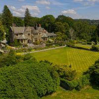 an aerial view of a house with a large yard at Cragwood Country House Hotel, Windermere