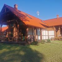 Kaszuby w Ostoja Bukowo - U Małgośki domek 6 z widokiem na las i internetem