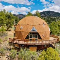 Secluded Rustic Dome with Majestic Views at Idaho Springs