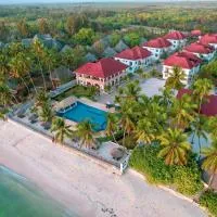Sunny Palms Beach Bungalows, hotell i Uroa
