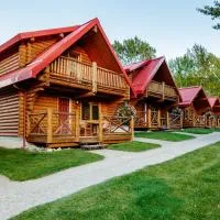 Miette Mountain Cabins, hotell i Brule Mines