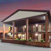 a rendering of a building with a traffic light at Super 8 by Wyndham Sandusky