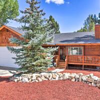 Big Bear Cabin with Deck about 6 Miles to Ski Resorts!