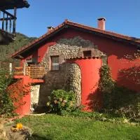 Ca Rifo, casa rural en Asturias, puerta de Somiedo a orillas del río Narcea, hotel i Bárzana