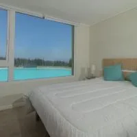 Departamento con Laguna artificial en Las Cruces, viešbutis mieste Valparaisas