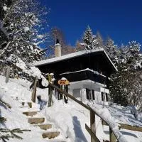 Gruyères में, होटल Charming chalet with panoramic view and private parking in Gruyère
