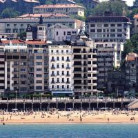 Hotel Niza, La Concha Beach, San Sebastián, hótel á þessu svæði