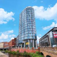 Stylish 2 Bedroom High Floor Apartment & Free Parking in Central Sheffield by Opulent