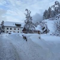 Stimmungsvolle Loftwohnung im Künstlerviertel in Susch, hotel Sur városában 