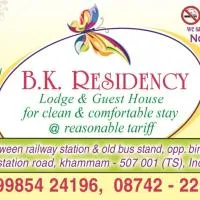 bk residency, hotel en Khammam