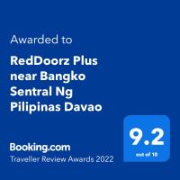 RedDoorz Plus near Bangko Sentral Ng Pilipinas Davao, hotel in Davao City