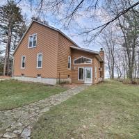Lake Michigan Home with Private Beach and Deck!, hotel in Menominee
