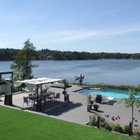 Exclusive Lakefront Mansion with pools in Stockholm