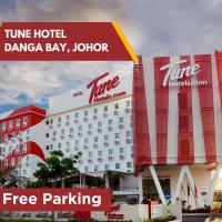 a hotel with a jumeirah dancingbeybey and jumeirah at Tune Hotel - Danga Bay Johor, Johor Bahru