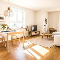 Wunderschöne Ferienwohnung mit Feldblick und Balkon, mit kostenlosem Wlan und Strandfahrrad, Haustiere erlaubt, hotel Börgerende-Rethwischben