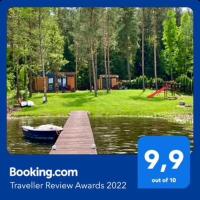 Mazury Resort-komfortowy dom 20m od jeziora,bon,ogrzewanie,wifi