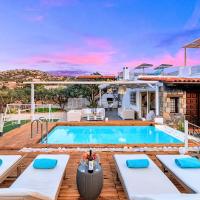 Cretan Lodge Heated Pool, hotel in Vathi, Agios Nikolaos