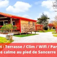 LES CHALETS DE SANCERRE, viešbutis mieste Thauvenay