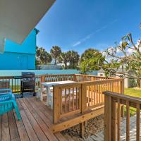 Beachfront Home Deck with Grill and Ocean Views!, hotel in New Smyrna Beach