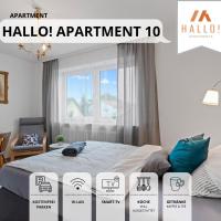 Gemütliche Ferienwohnung in bester Lage l Innenstadtnähe l 1 Minute zum Bahnhof l Küche l TV l Free-WLAN l Willkommen im Hallo!-Apartment 10